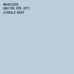 #BACDDD - Jungle Mist Color Image